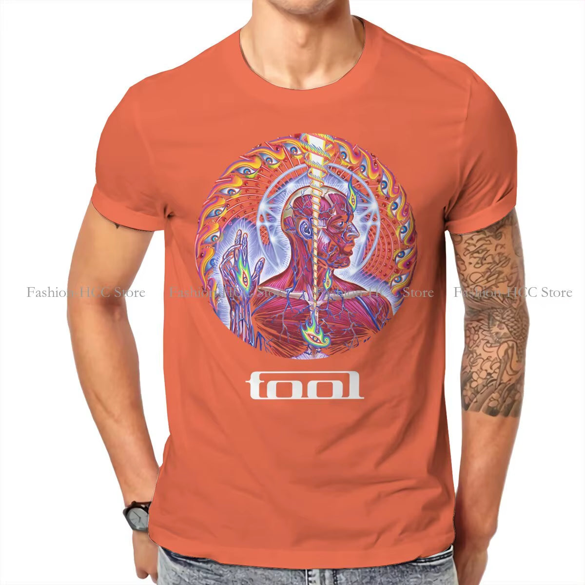 The Light That Fueled Our Fire Then Casual Tshirt Tool Band Printing Tops Casual T Shirt Male Tee Special