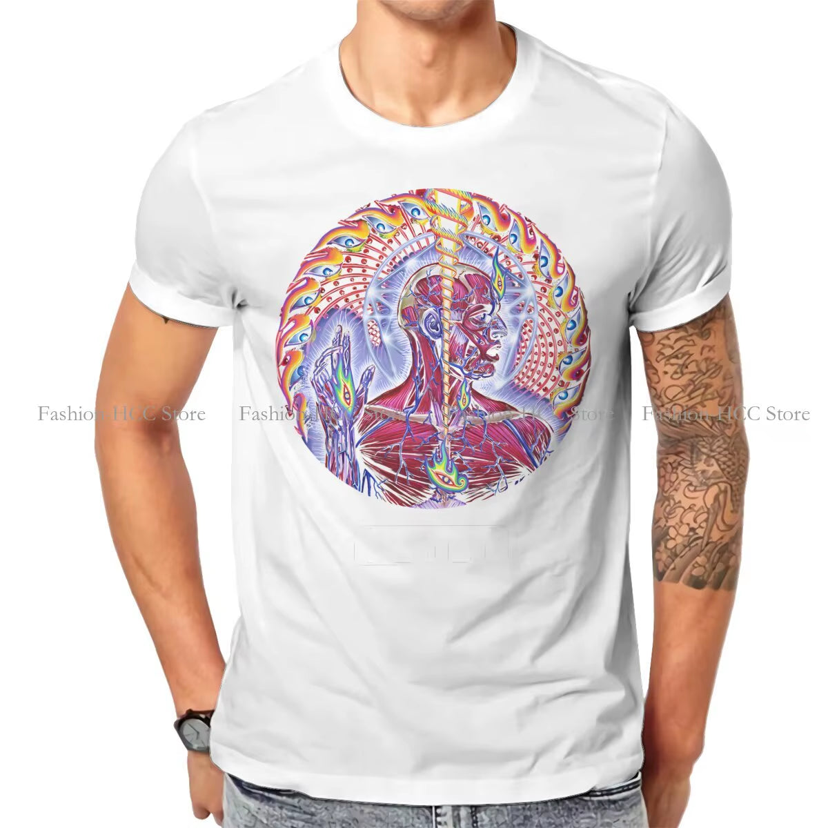 The Light That Fueled Our Fire Then Casual Tshirt Tool Band Printing Tops Casual T Shirt Male Tee Special