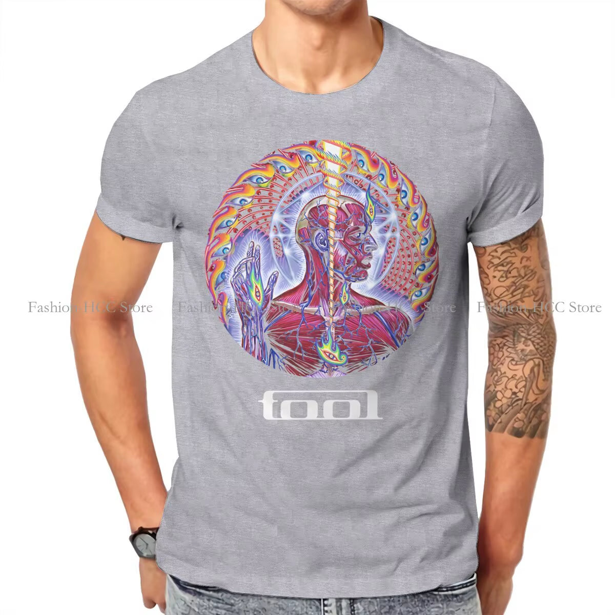 The Light That Fueled Our Fire Then Casual Tshirt Tool Band Printing Tops Casual T Shirt Male Tee Special