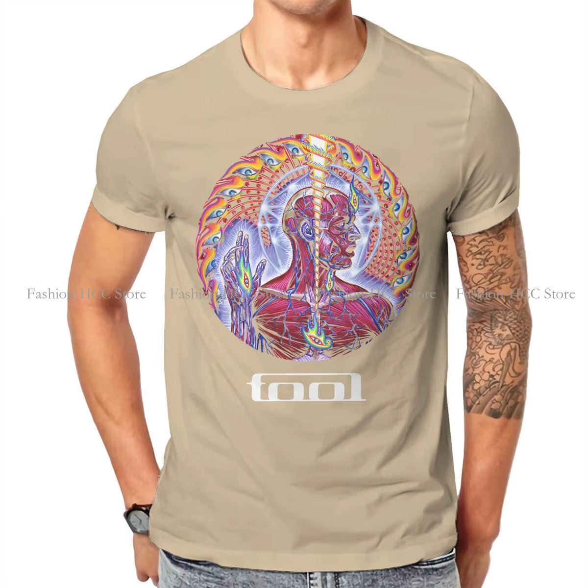 The Light That Fueled Our Fire Then Casual Tshirt Tool Band Printing Tops Casual T Shirt Male Tee Special