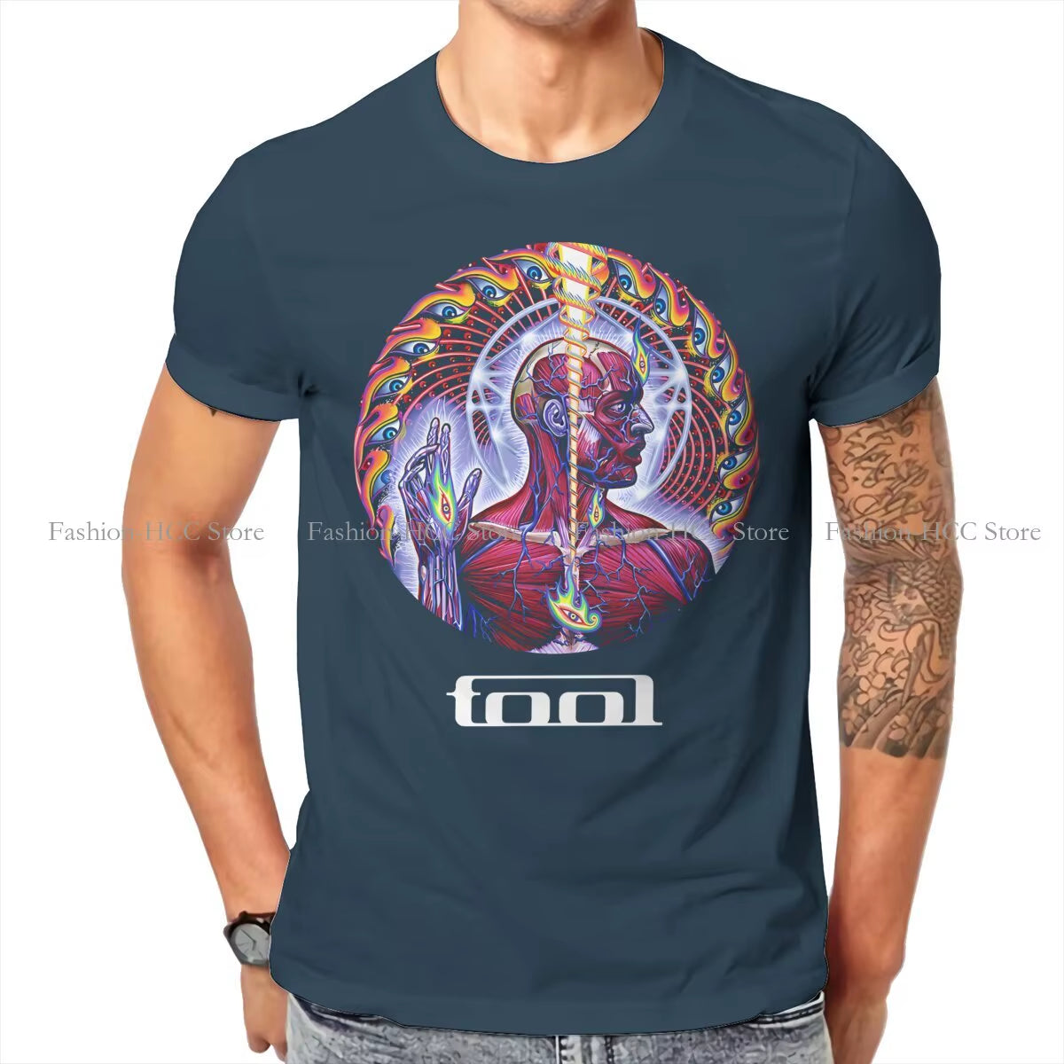 The Light That Fueled Our Fire Then Casual Tshirt Tool Band Printing Tops Casual T Shirt Male Tee Special
