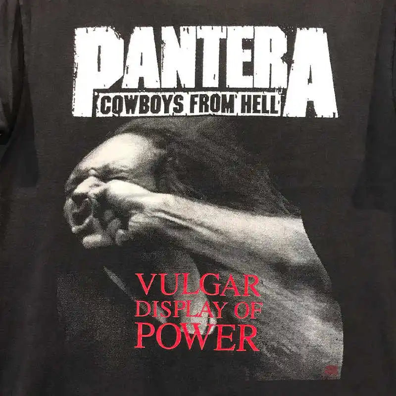 Pantera Pandora Band European and American Rock Heavy Metal Peripheral Short Sleeve