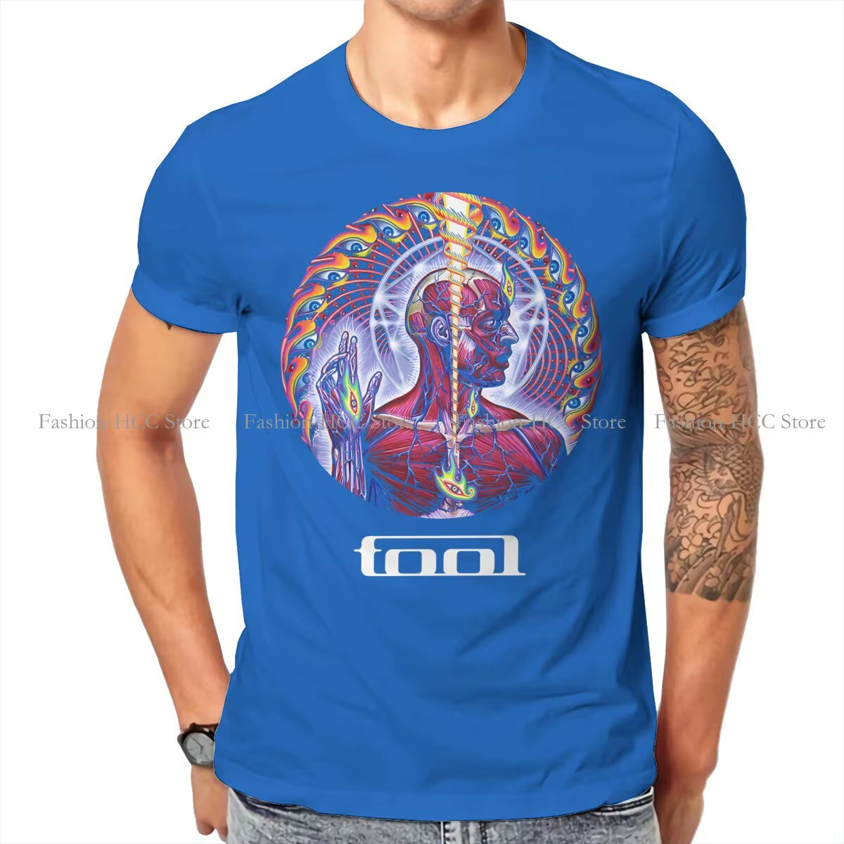 The Light That Fueled Our Fire Then Casual Tshirt Tool Band Printing Tops Casual T Shirt Male Tee Special