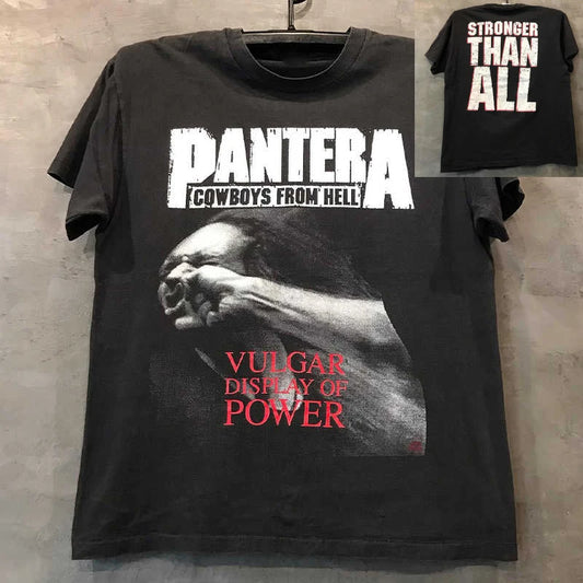Pantera Pandora Band European and American Rock Heavy Metal Peripheral Short Sleeve
